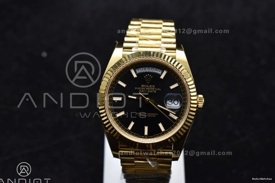 Date President On Bracelet Weight) Black YG Supportive Stick VR3255 ARF Day 228238 40 Dial Best 659 Edition 1:1 (Gain 0409